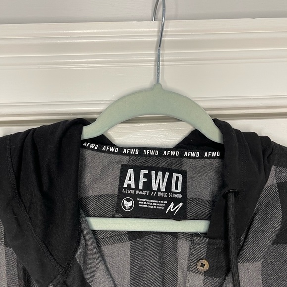 Alpha Forward hooded flannel - Picture 3 of 3